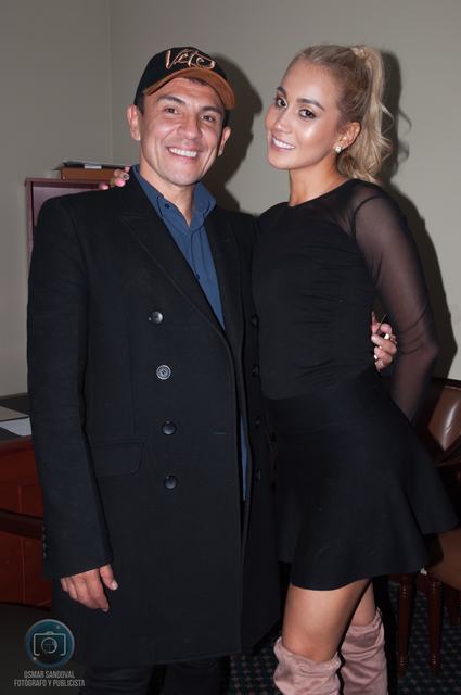 Jessy Rangel,  modelo CHB y Felipe Mojica.